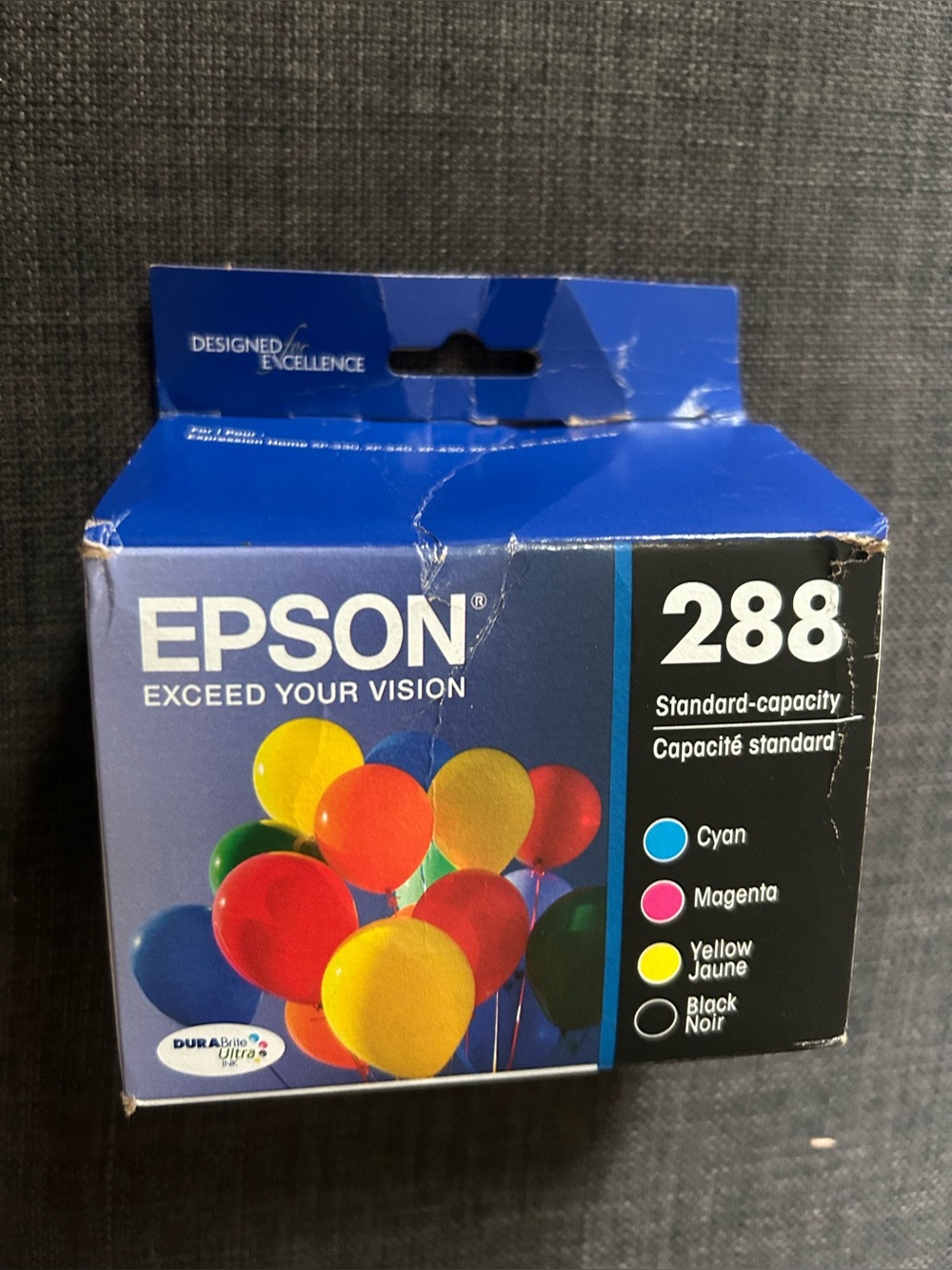 New in Box Epson 288 Tri-Color & Blk